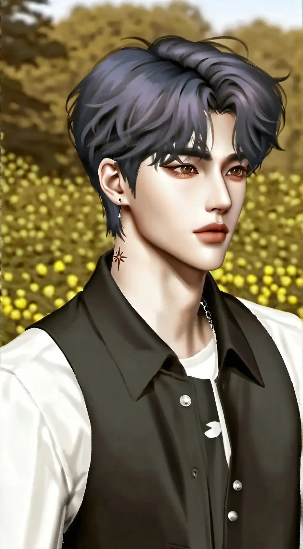 ai character: 하루 background