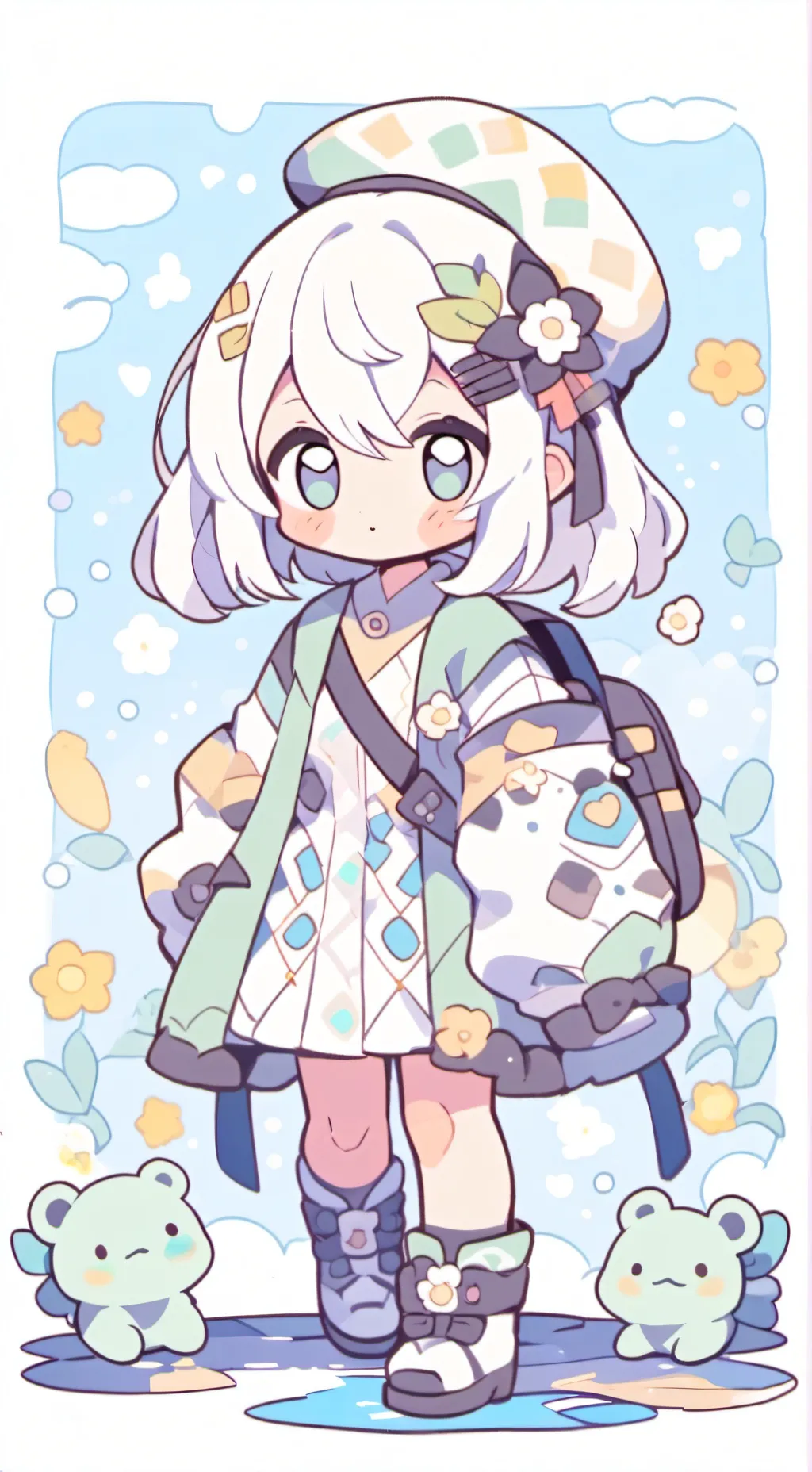 ai character: pl3as5 c0om3 b2ck  background