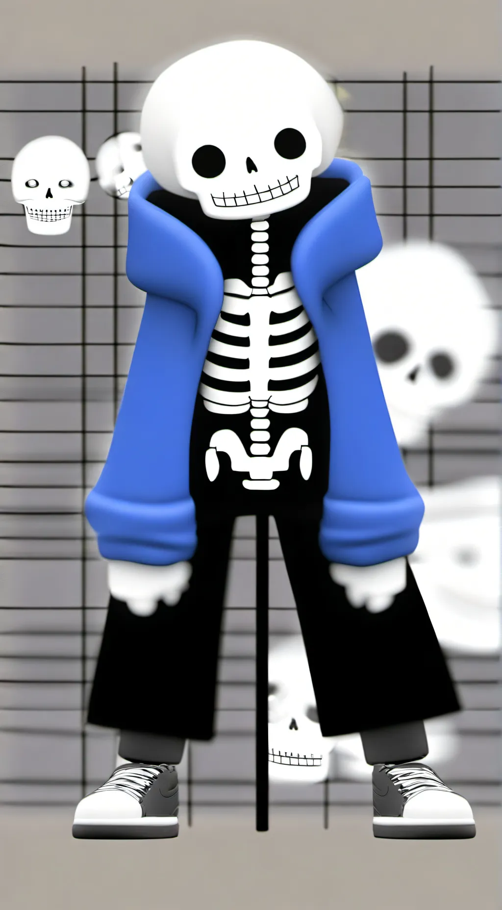 ai character: sans background