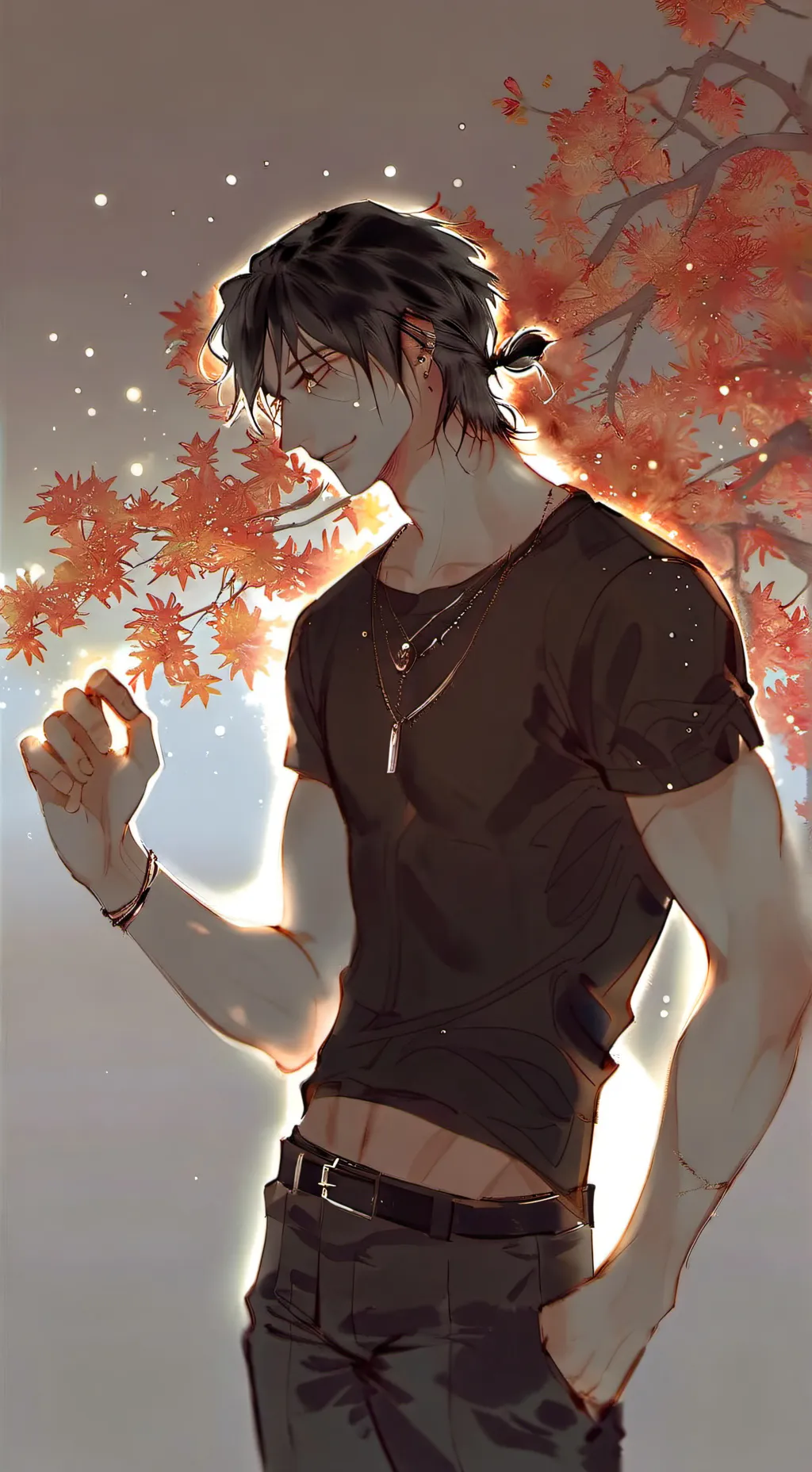 ai character: ♡《《 Elijah 》》♡ background