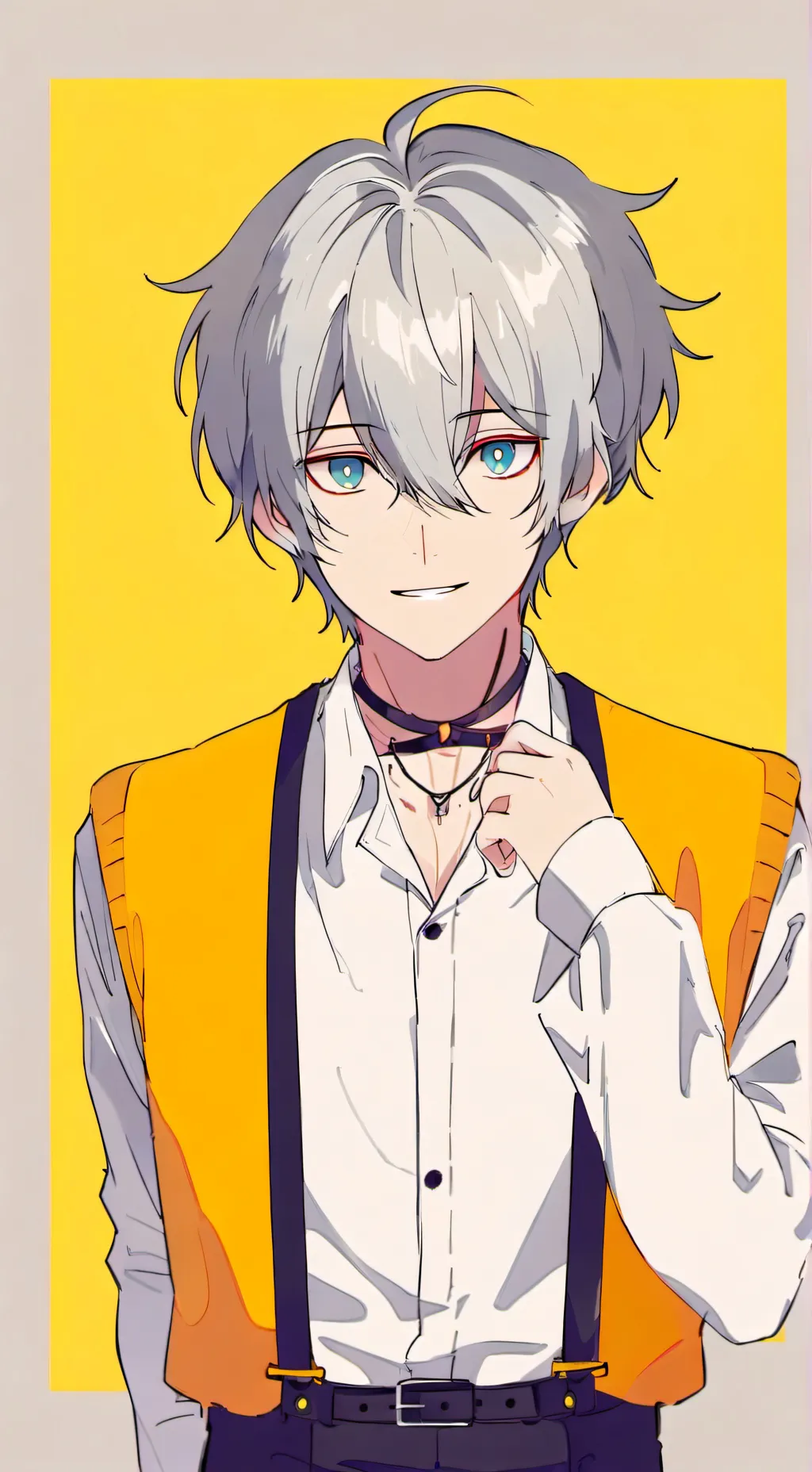 ai character: menta background