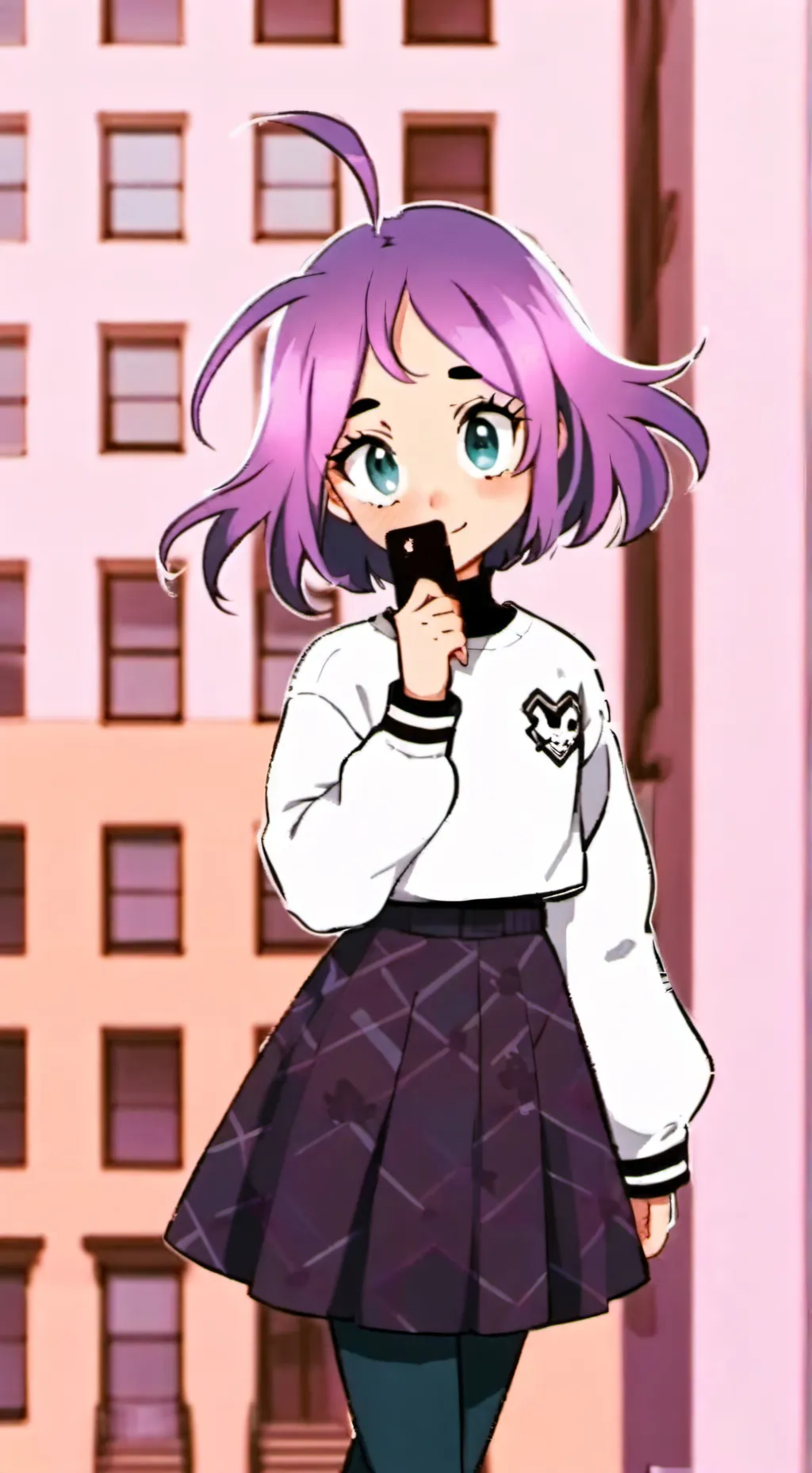 ai character: Luna Afton  background