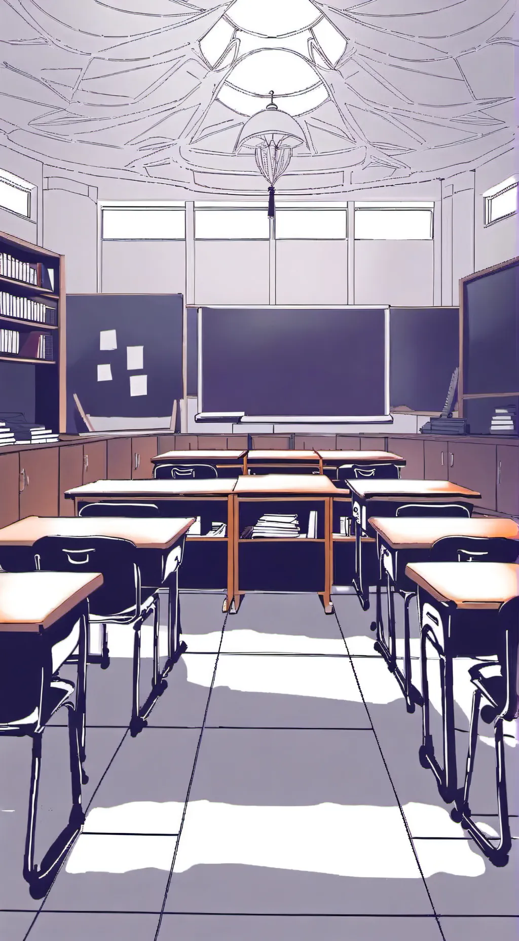 ai character: Class sleepover background