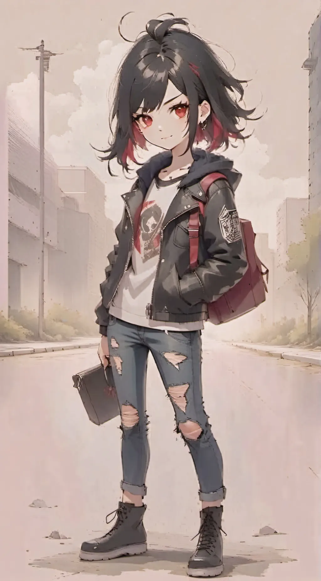 ai character: Mina background