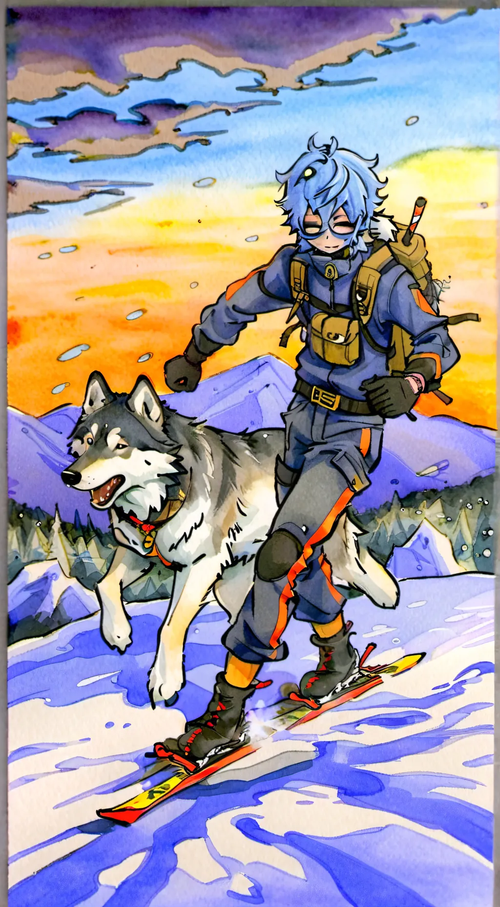 ai character: Xander  background