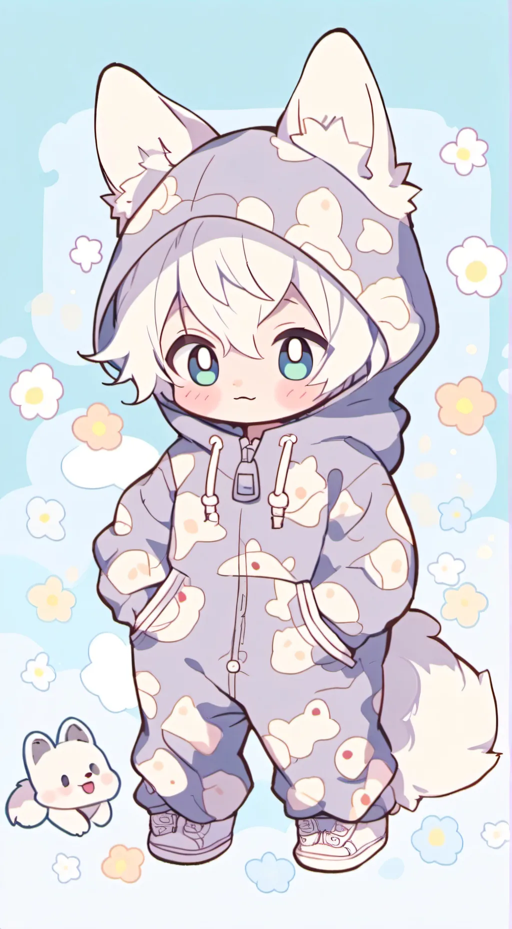 ai character: baby background