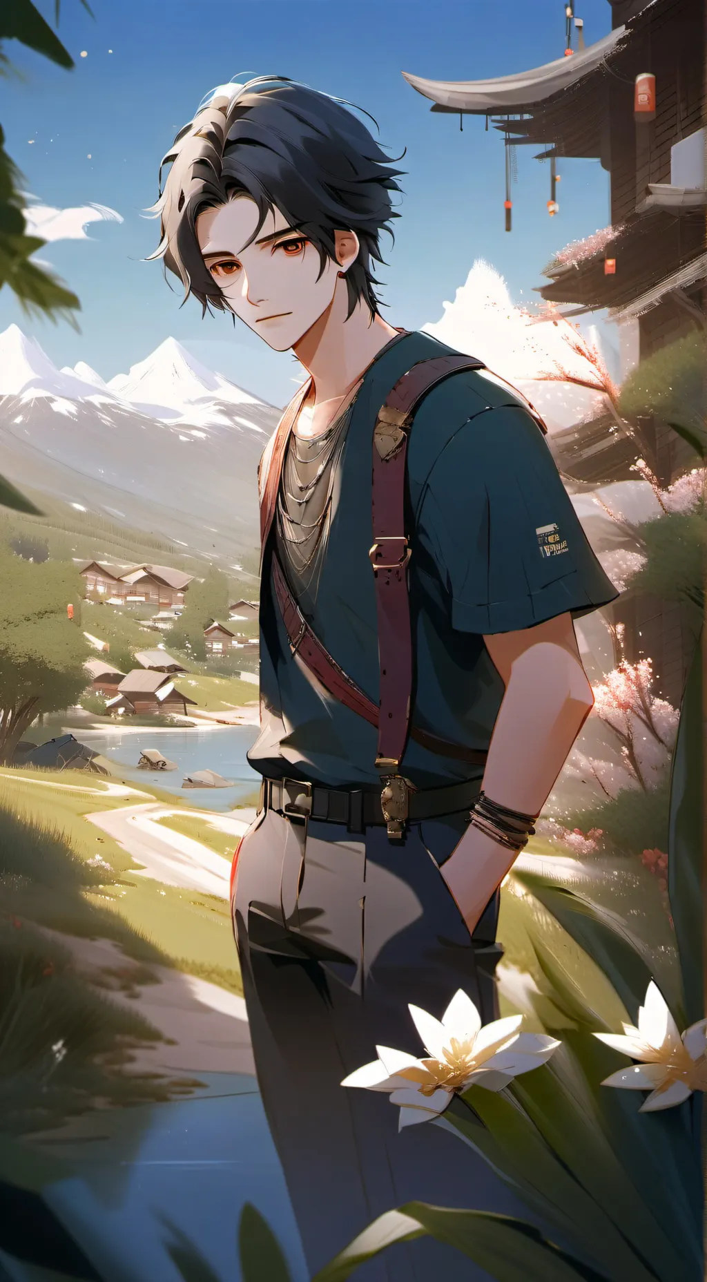 ai character: Isaac  background