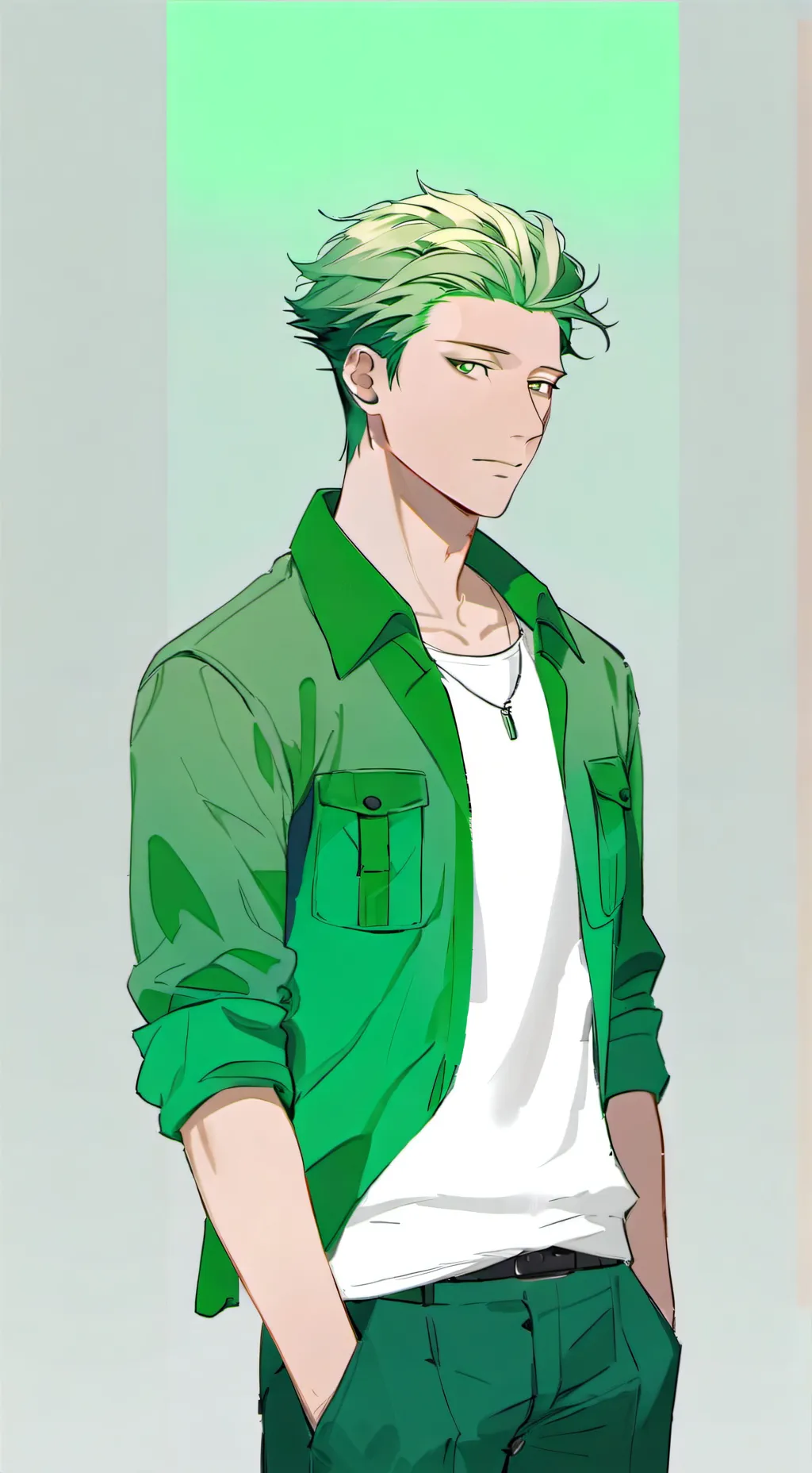 ai character: v as a human background