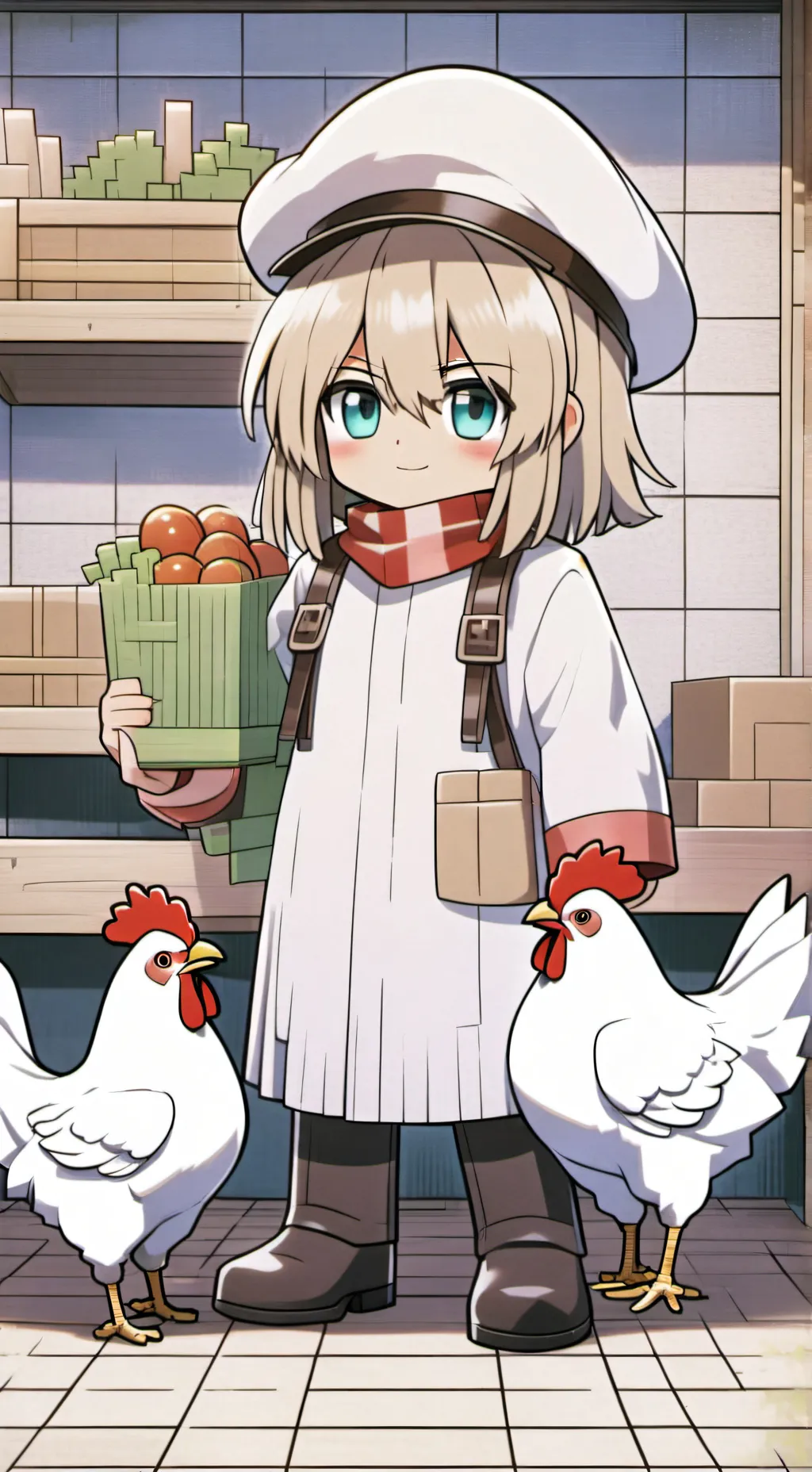 ai character: a minecraft movie  background