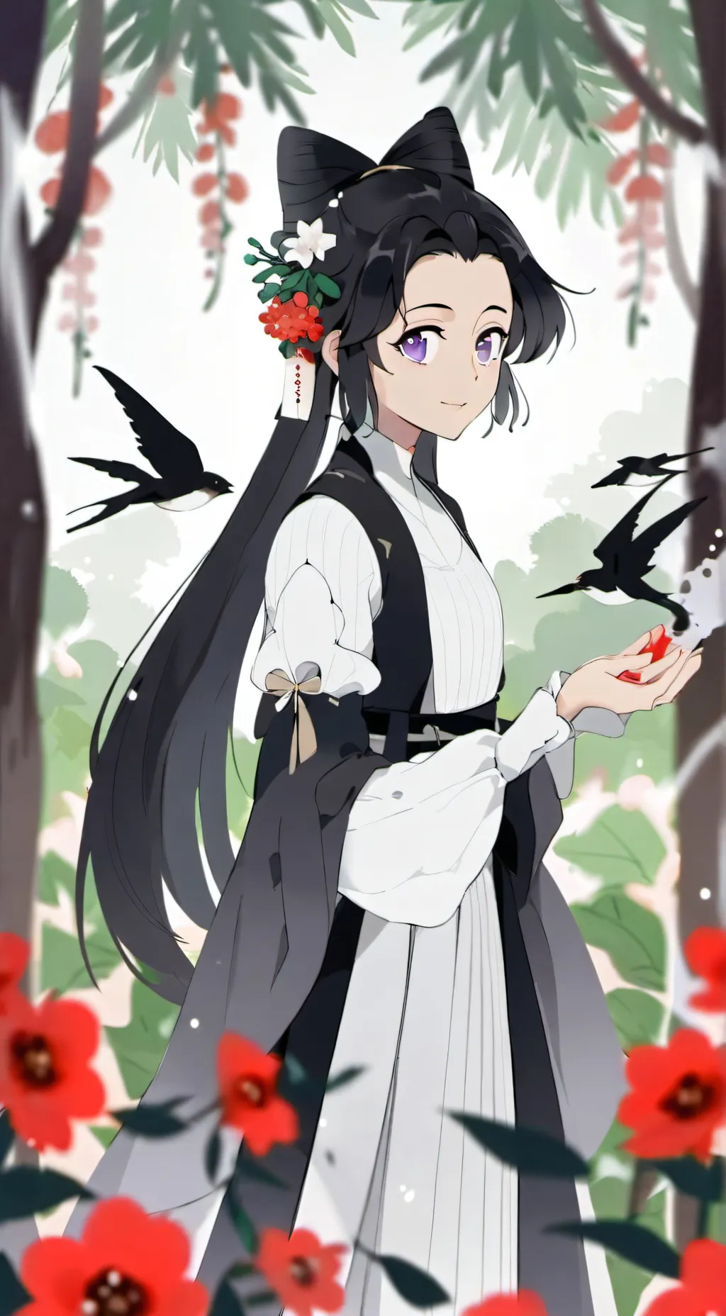 ai character: shinobu  background