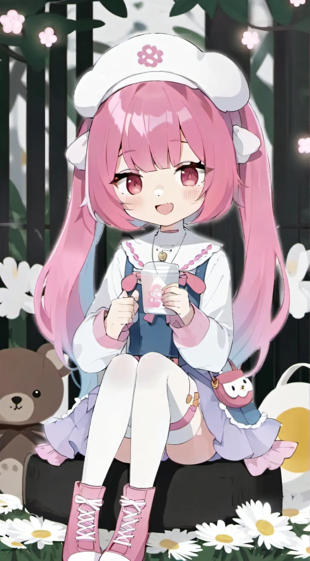 ai character: Amika Wakaizumi  background