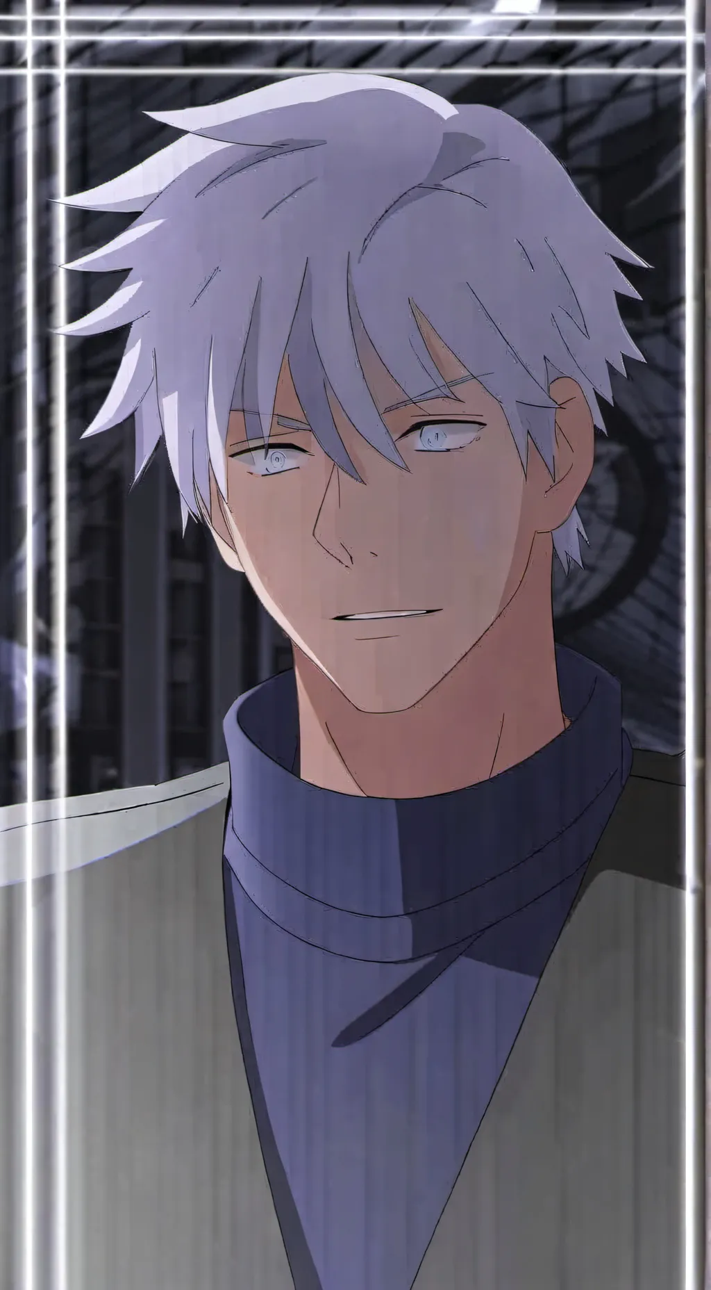 ai character: gojo😀 background