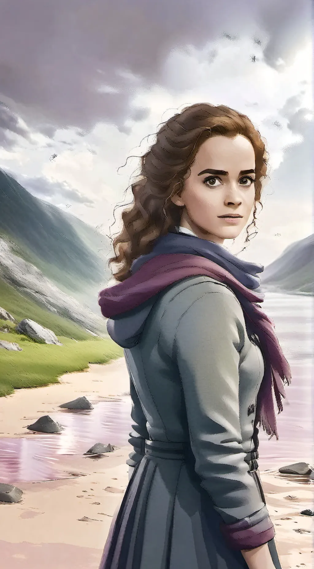 ai character: Hermione  background