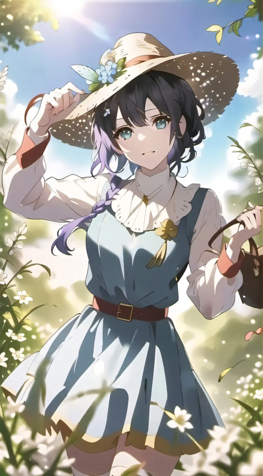 ai character: muichiro×Sarah  background