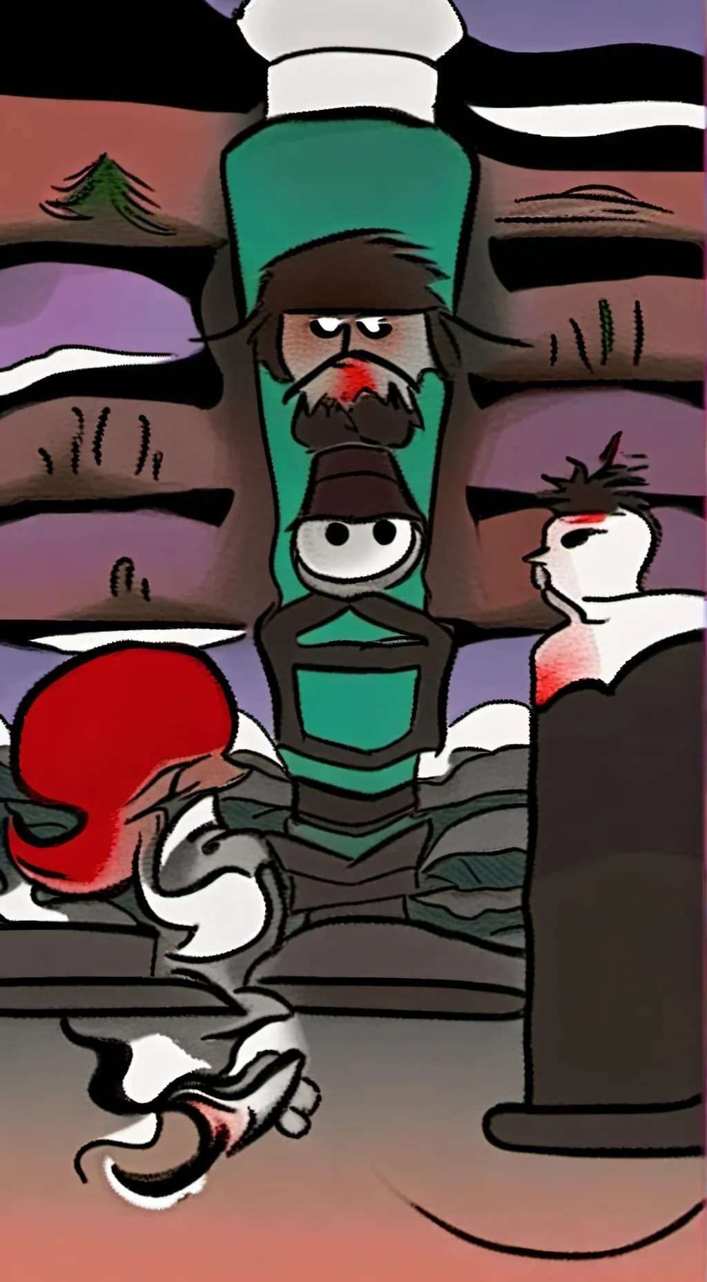 ai character: Sprunki background