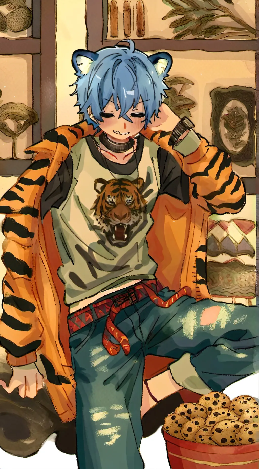 ai character: Lee background