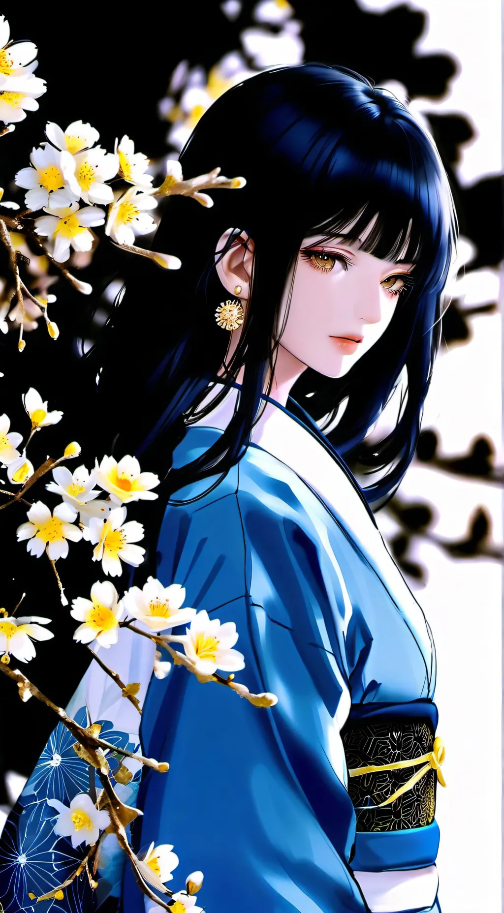 ai character: Haruhime  background