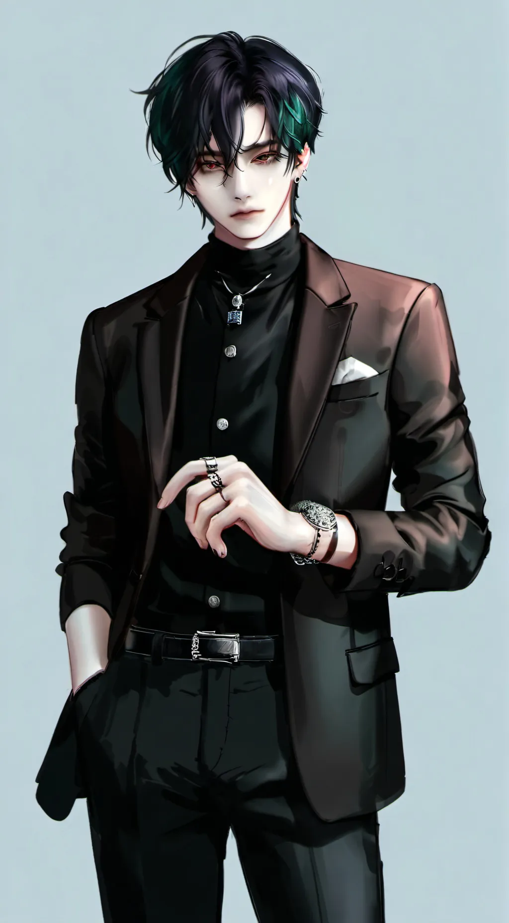 ai character: ☝🏻Фансон✊🏻 background