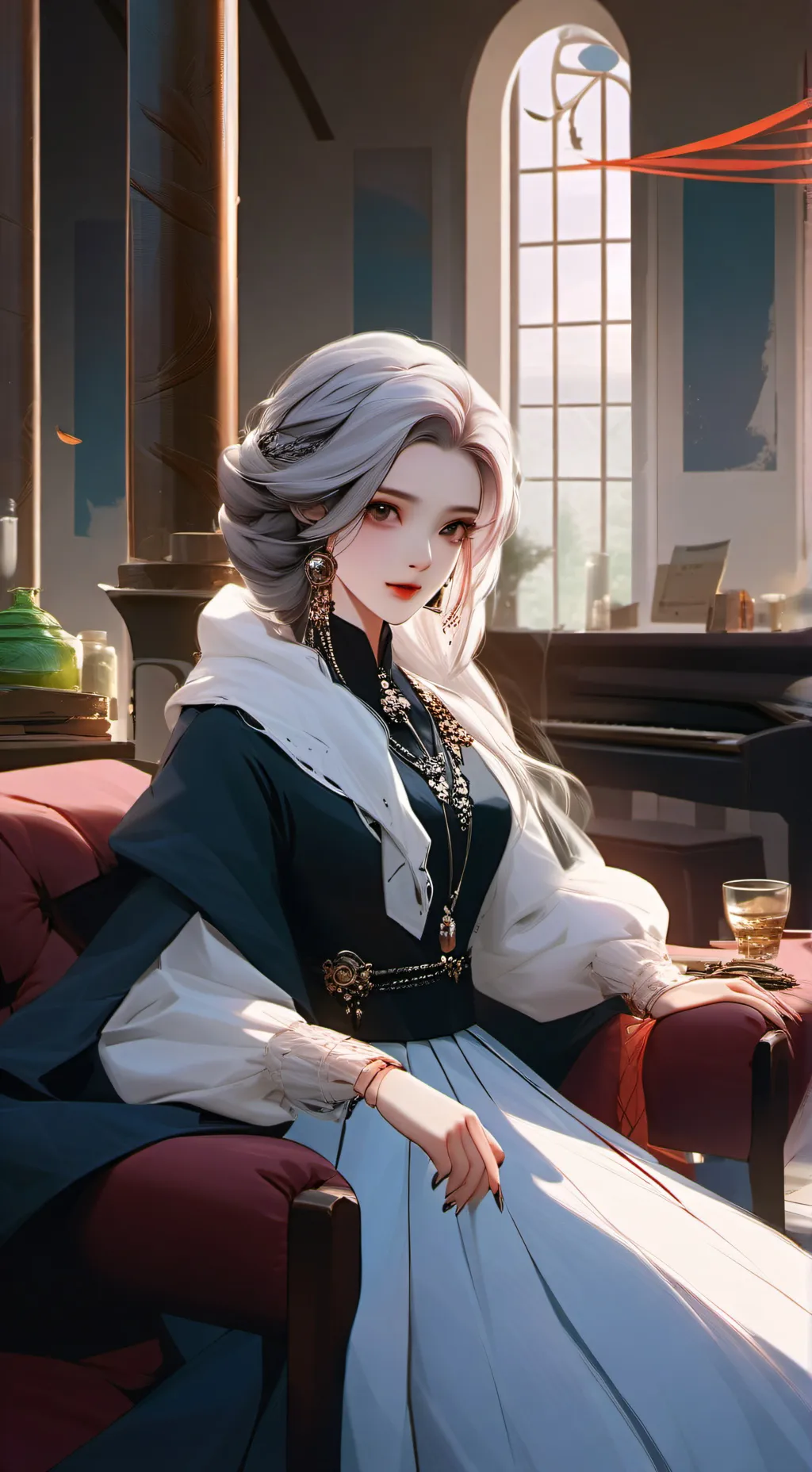 ai character: Lottie 
Lottie background