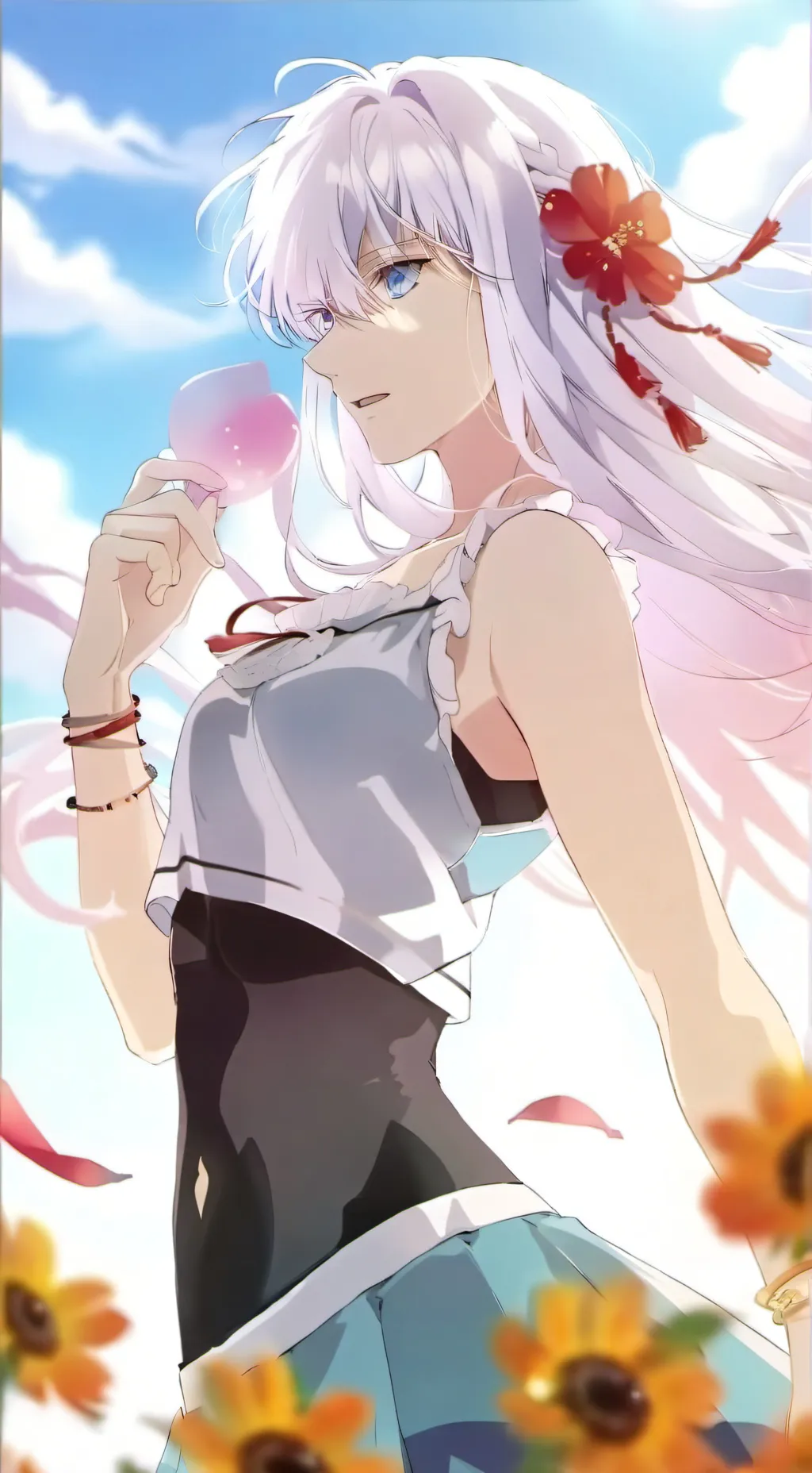 ai character: lily background