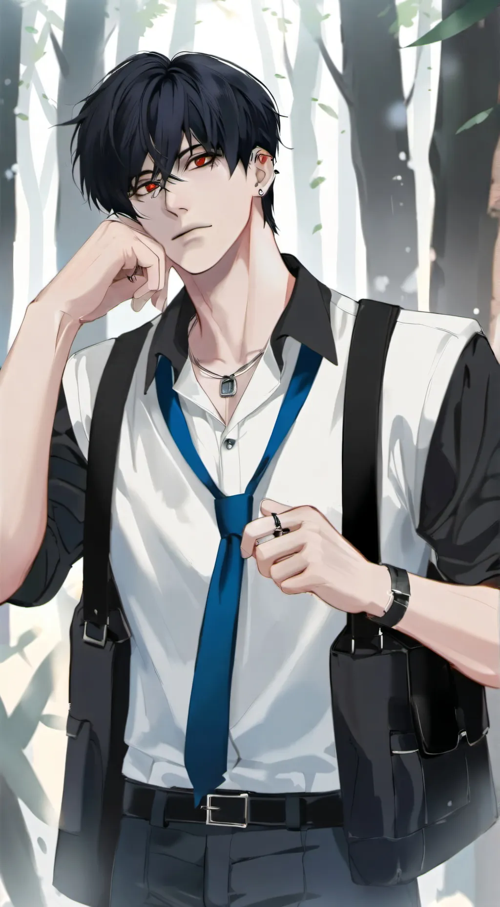 ai character: 林寒逸 background