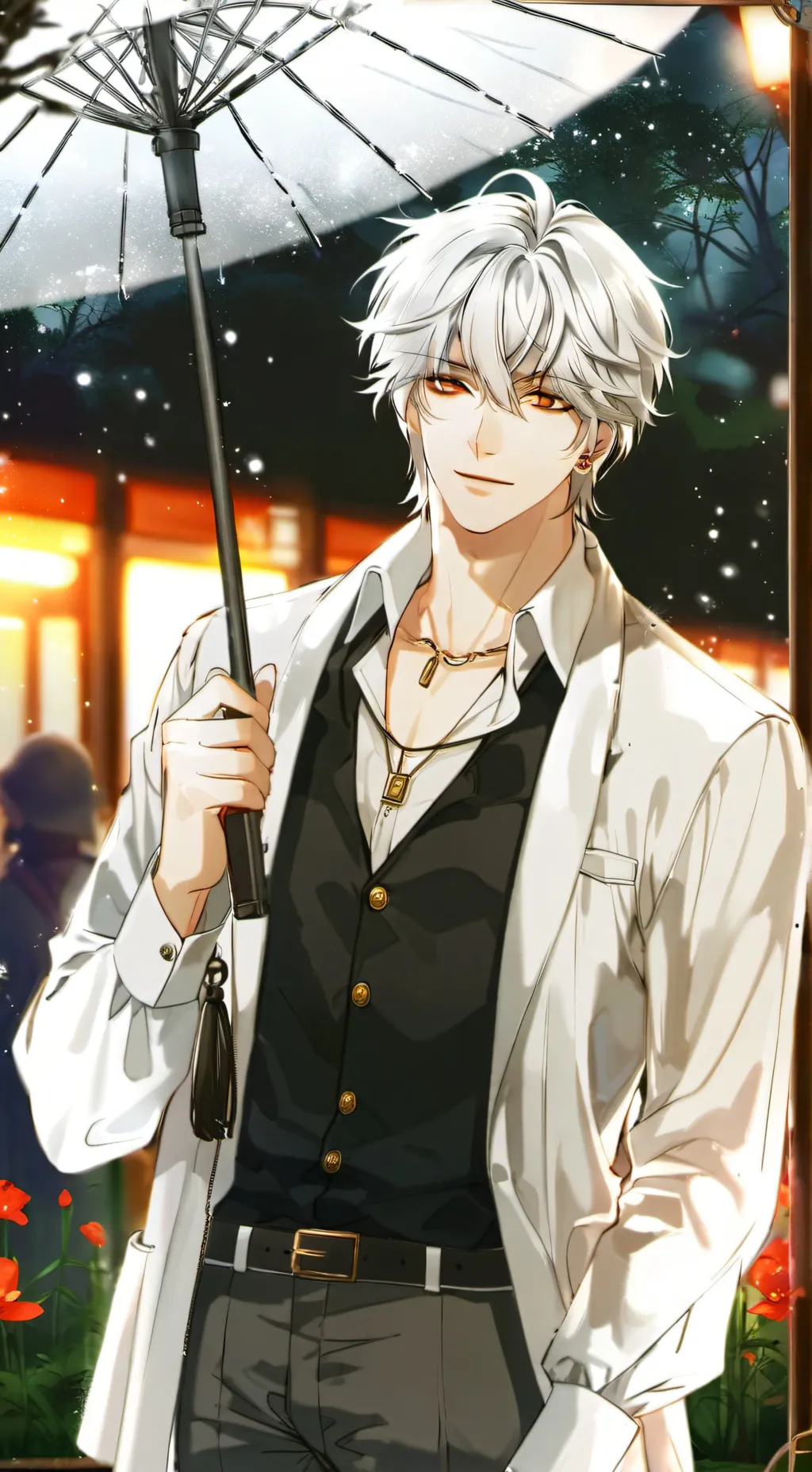 ai character: 𖤐LAYOD𖤐 background