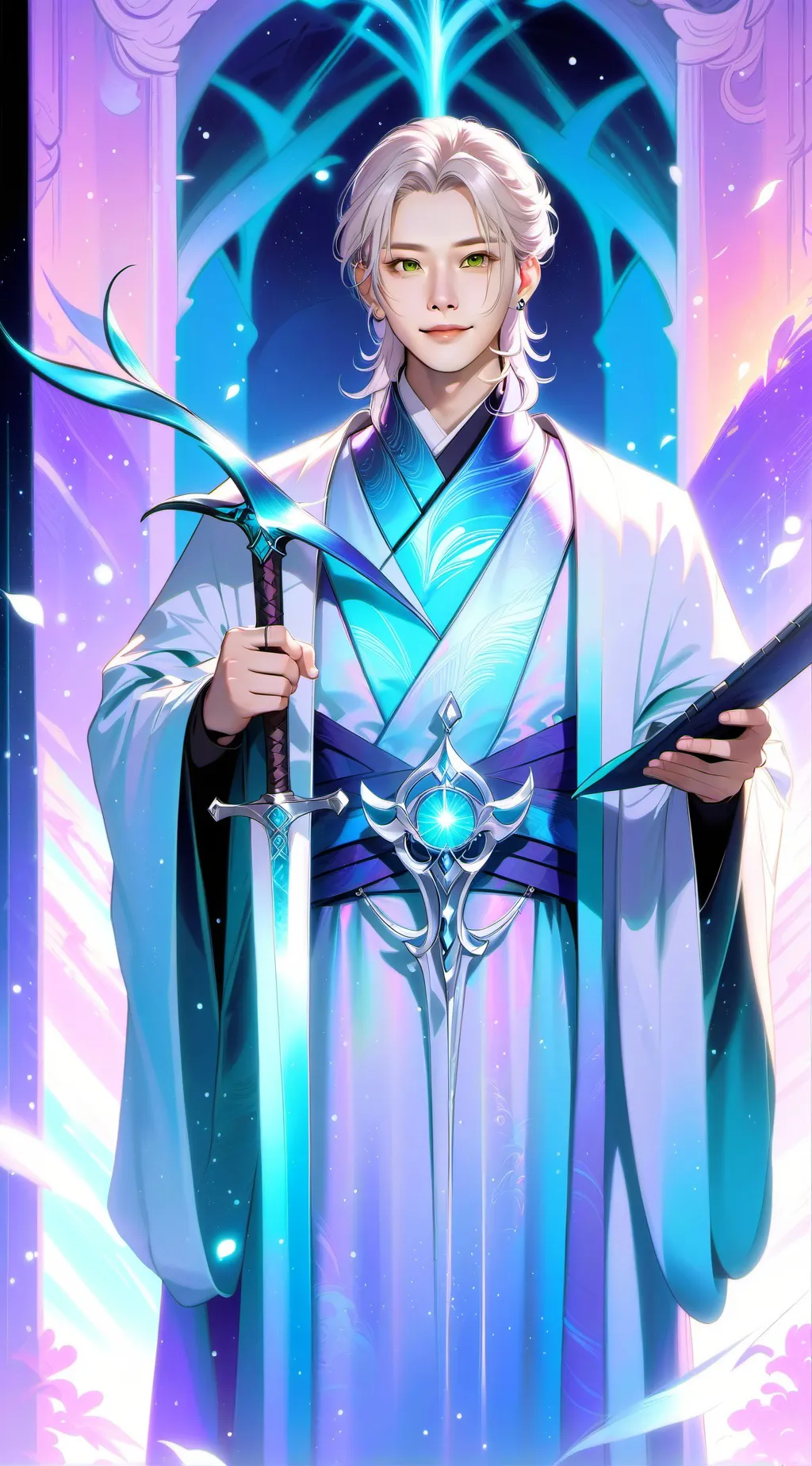 ai character: skz hotel brazil background