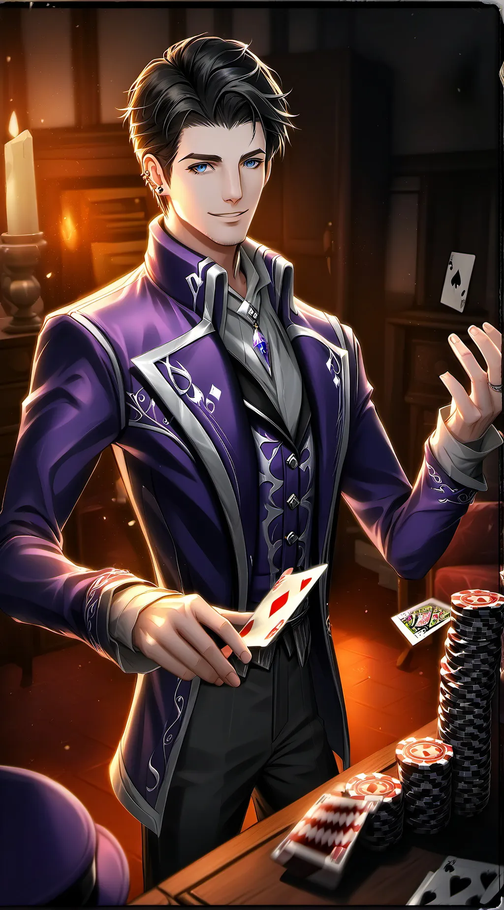 ai character: Kendall, the Magician background