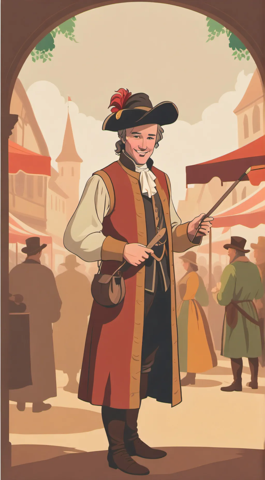 ai character: otto charlatan  background