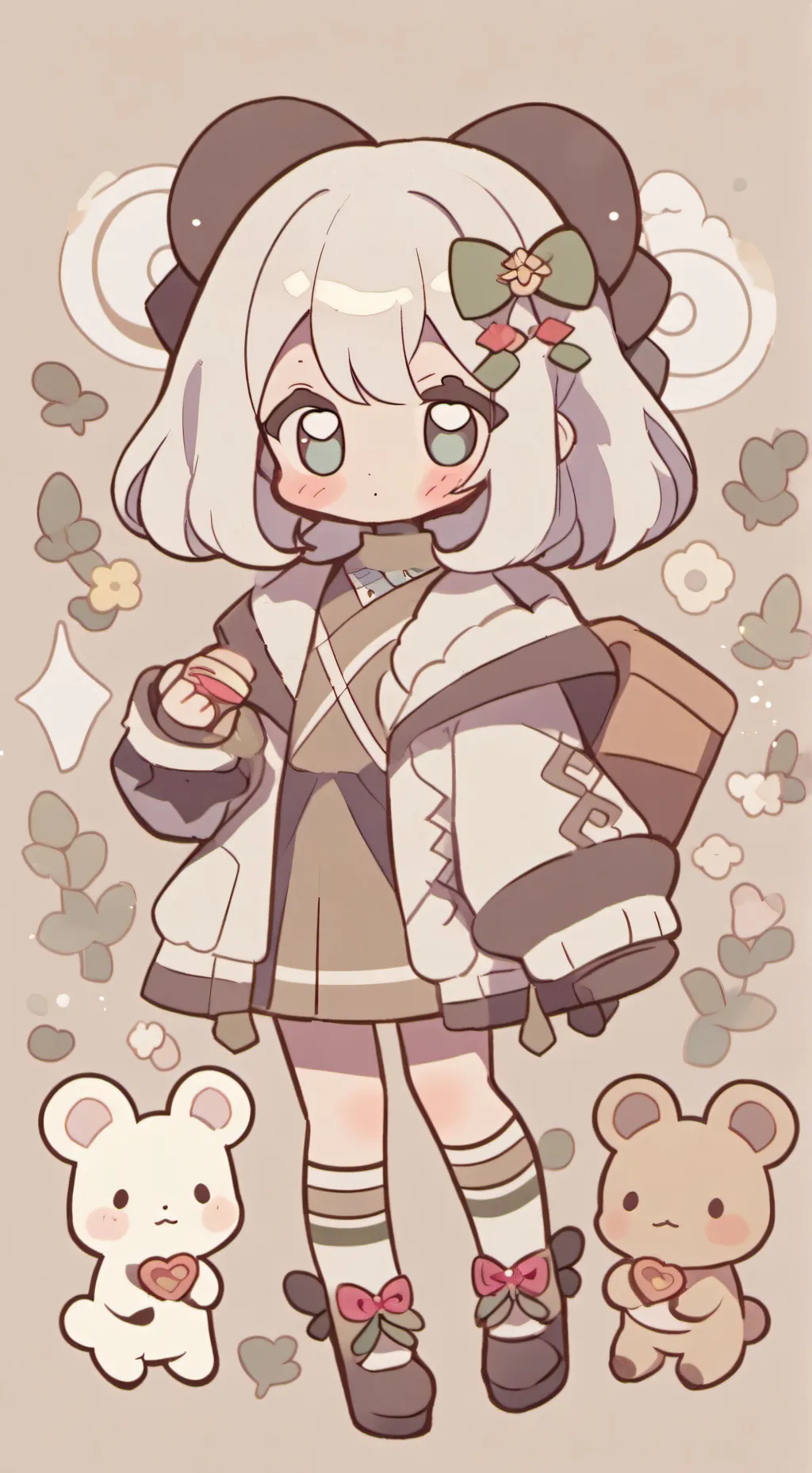 ai character: la aniñada  background