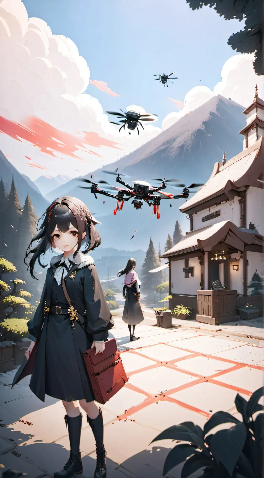 ai character: uzi background