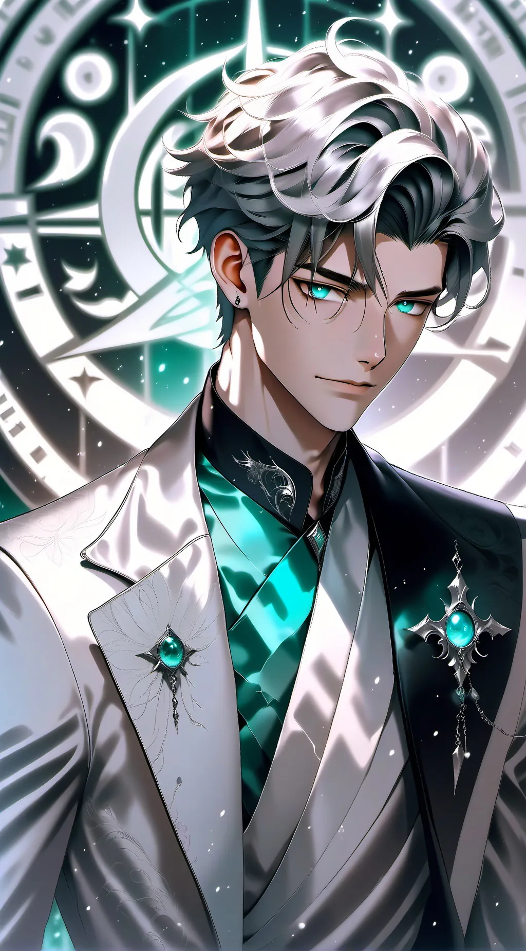 ai character: Aaron  background