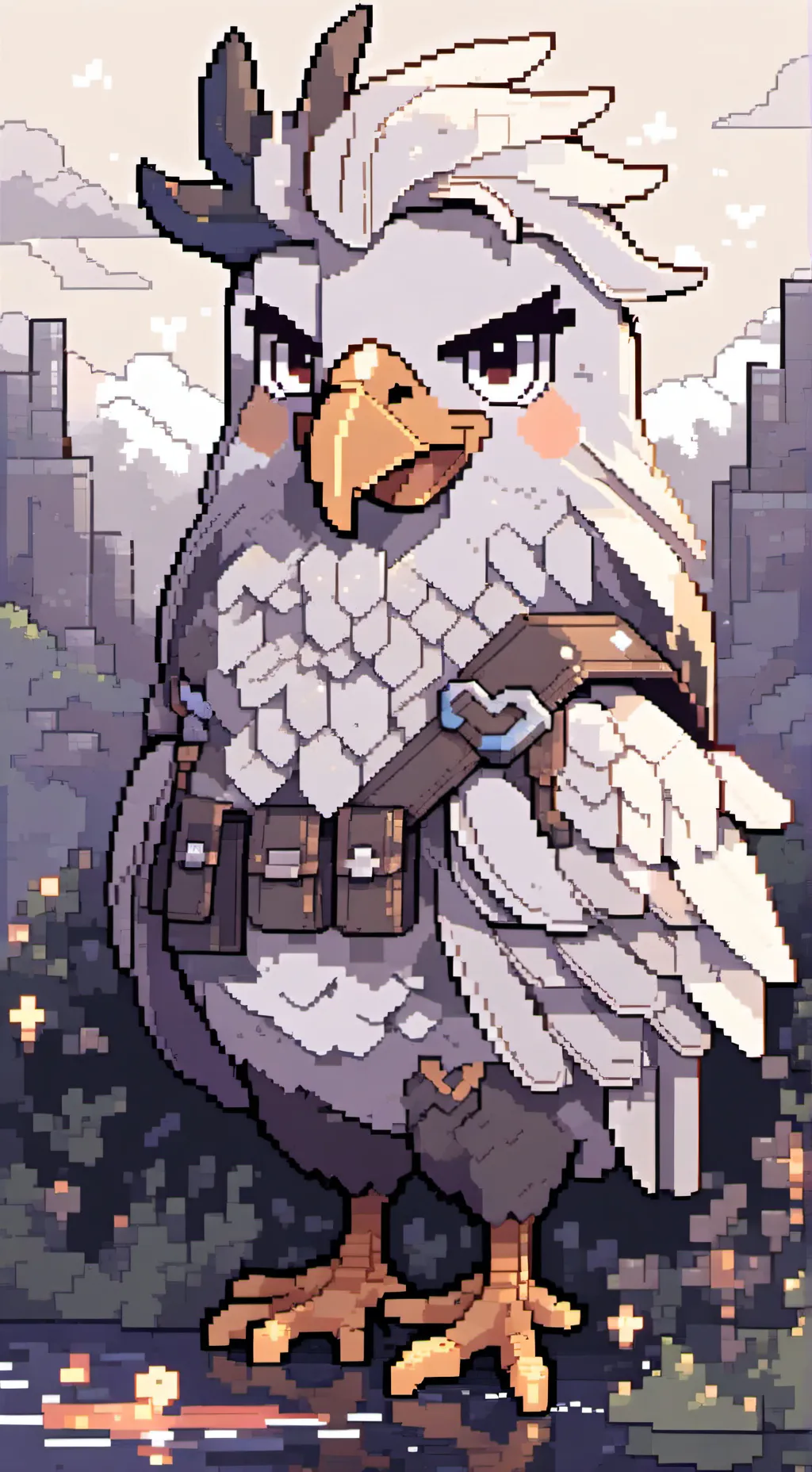 ai character: Cluker background