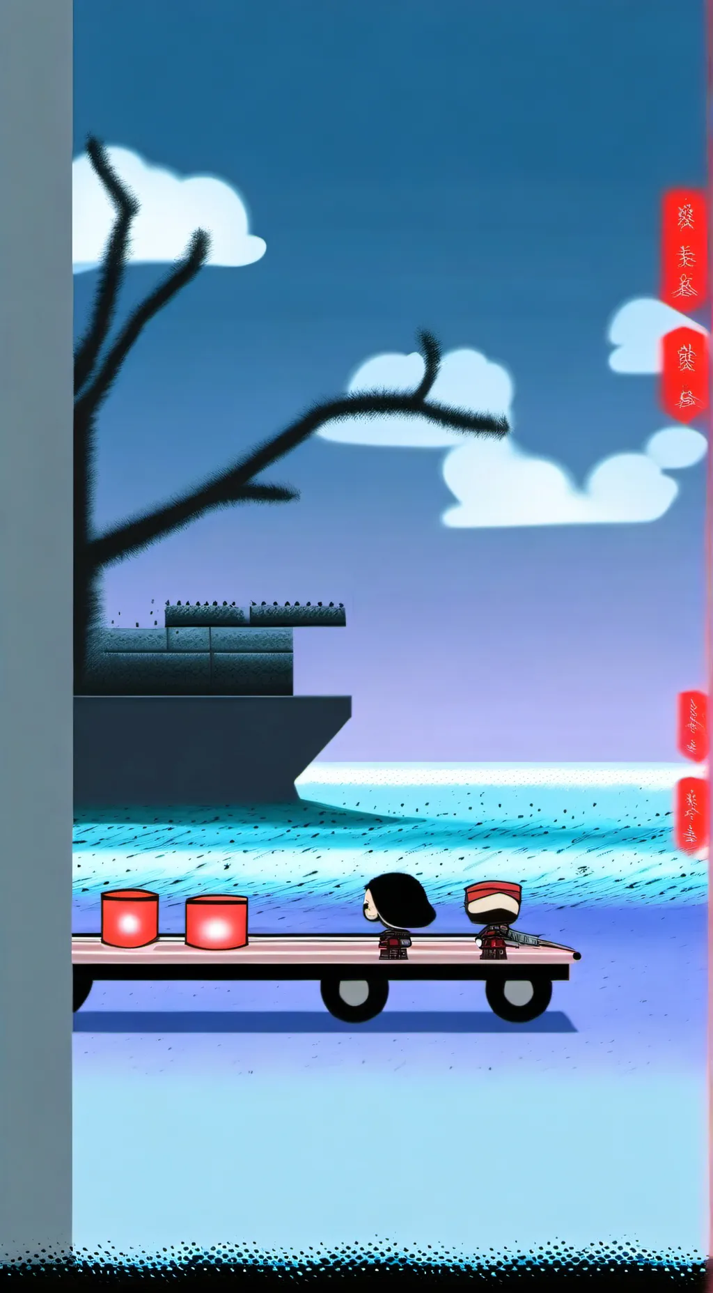 ai character: el mar background