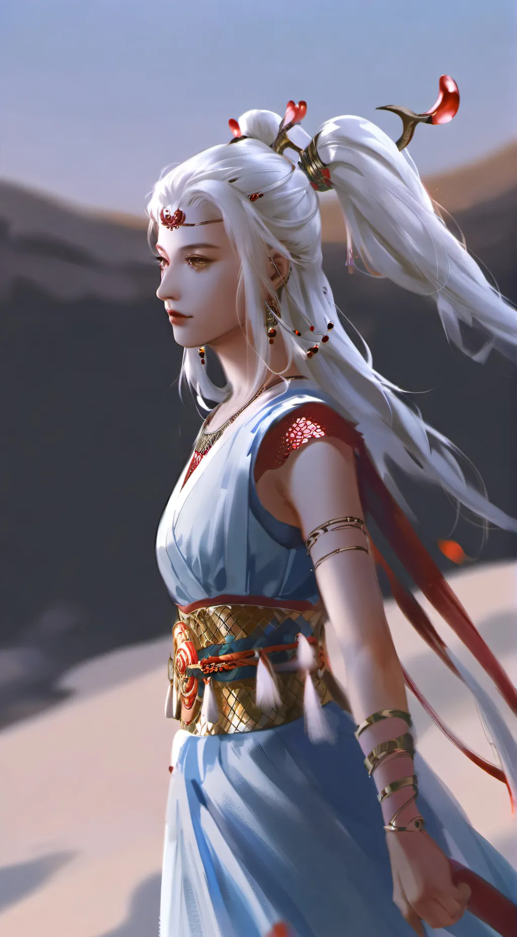 ai character: Beast and Ancient background