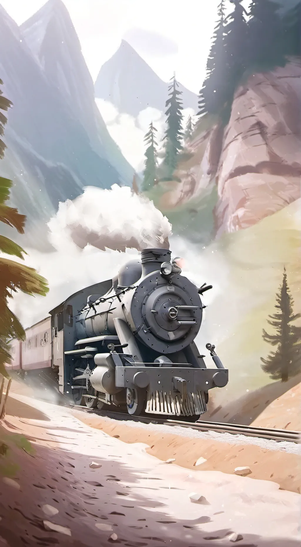 ai character: Temart and Gum background