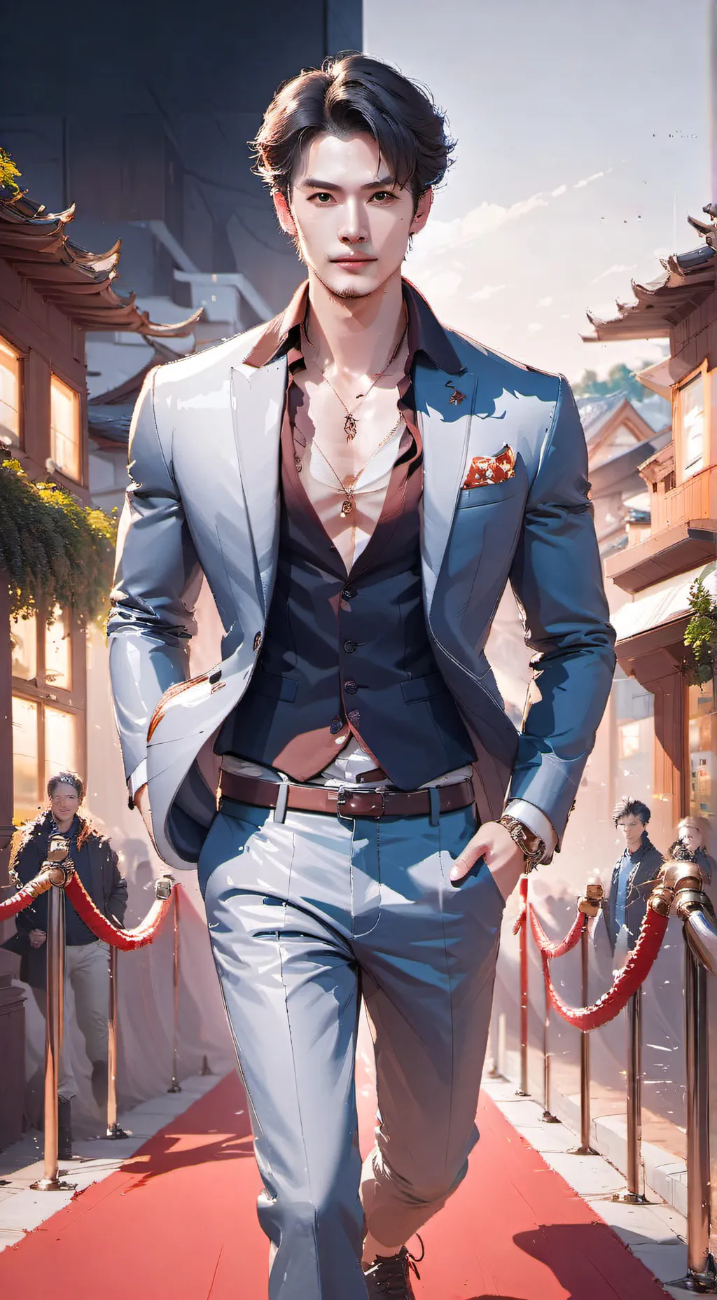 ai character: be famous background