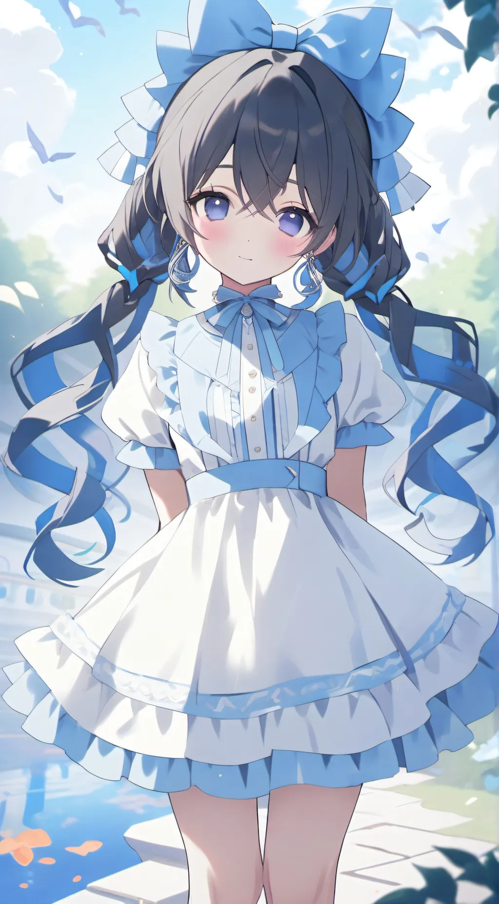 ai character: girls sleepover background