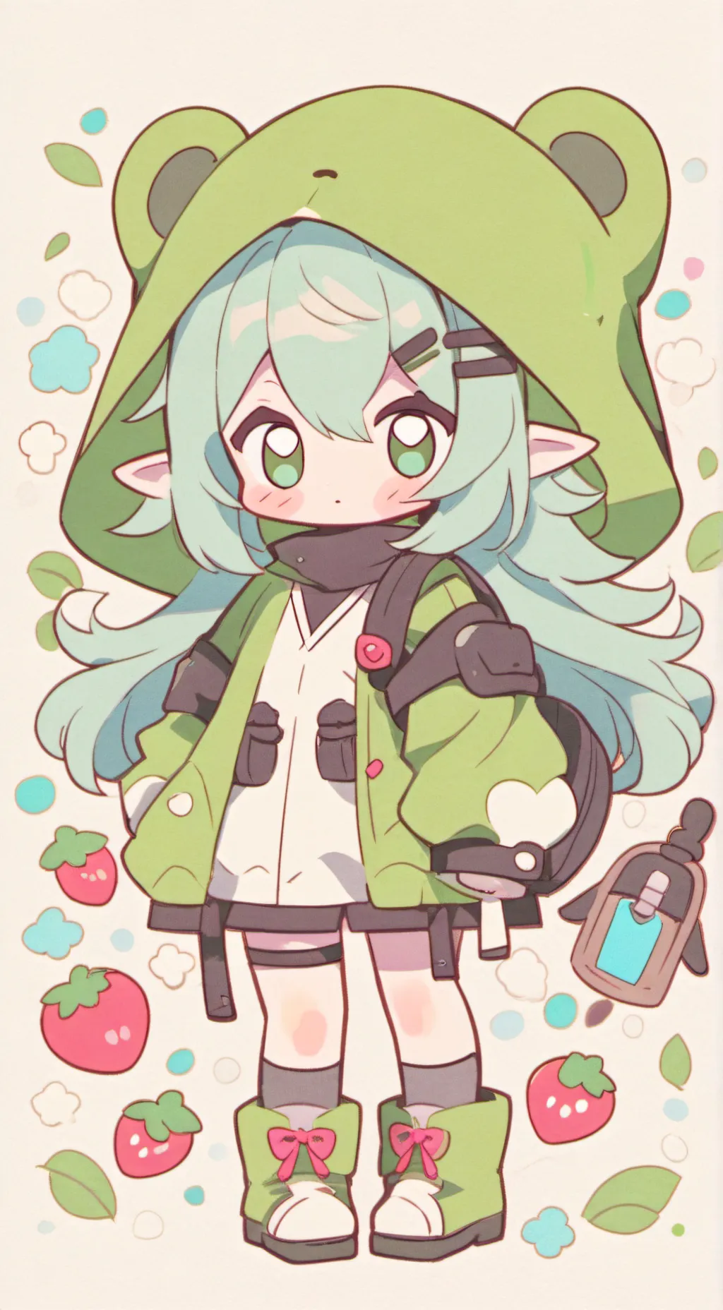 ai character: женя background