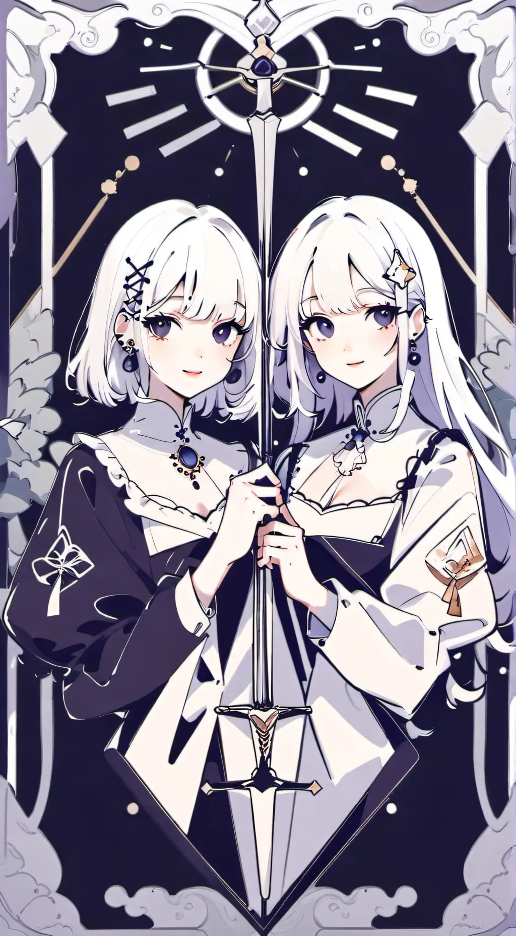 ai character: María y Sofía  background