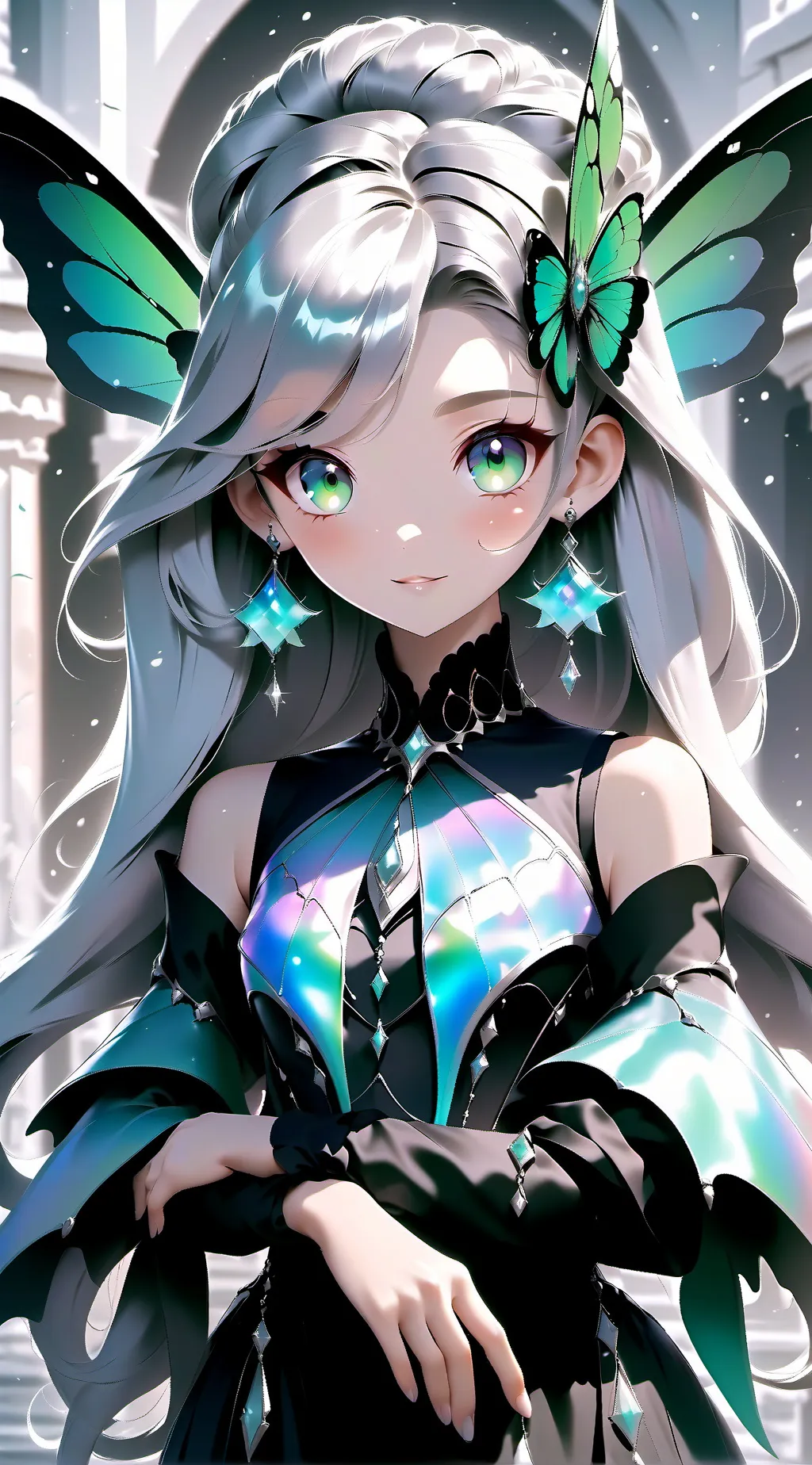 ai character: Lily and Lisa  background