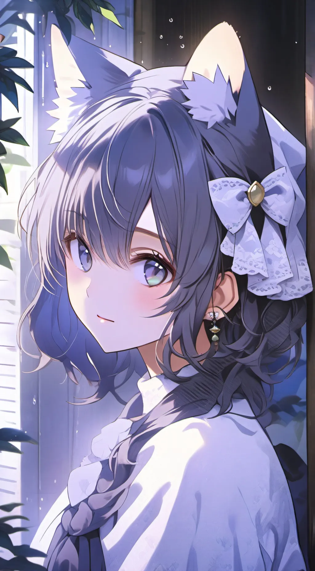 ai character: Gato-Gata Espíritu Mistico background