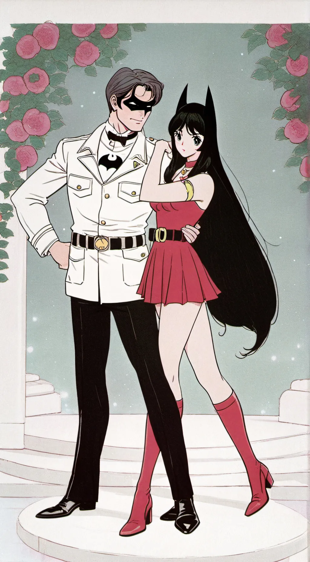 ai character: Batman  background