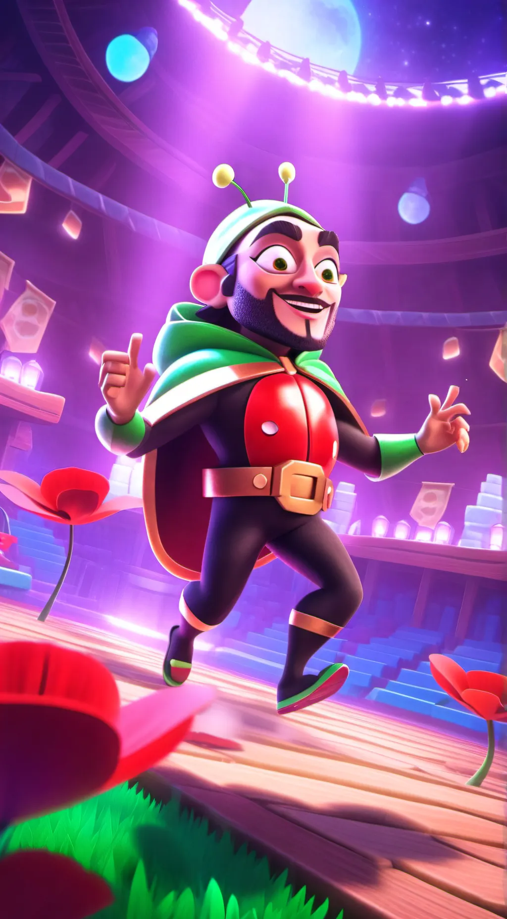 ai character: FUST BUG  background