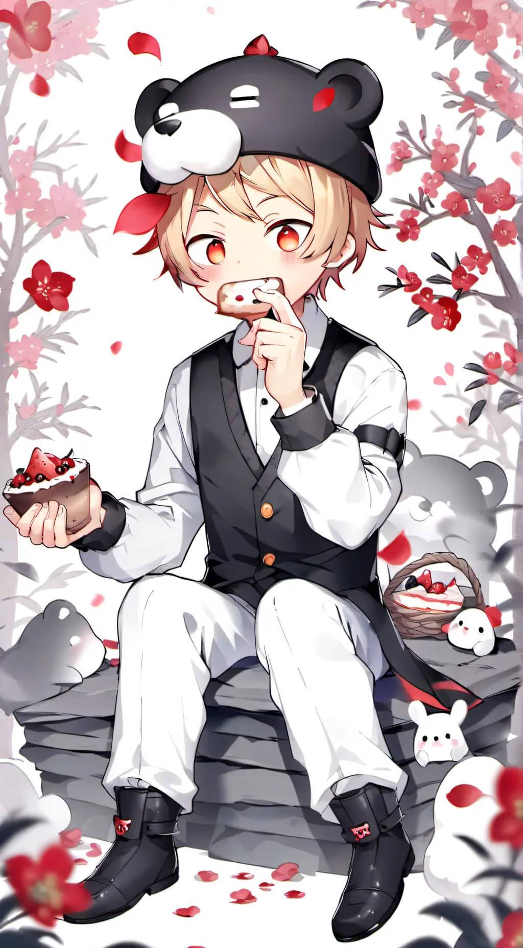 ai character: nice but shy guy background