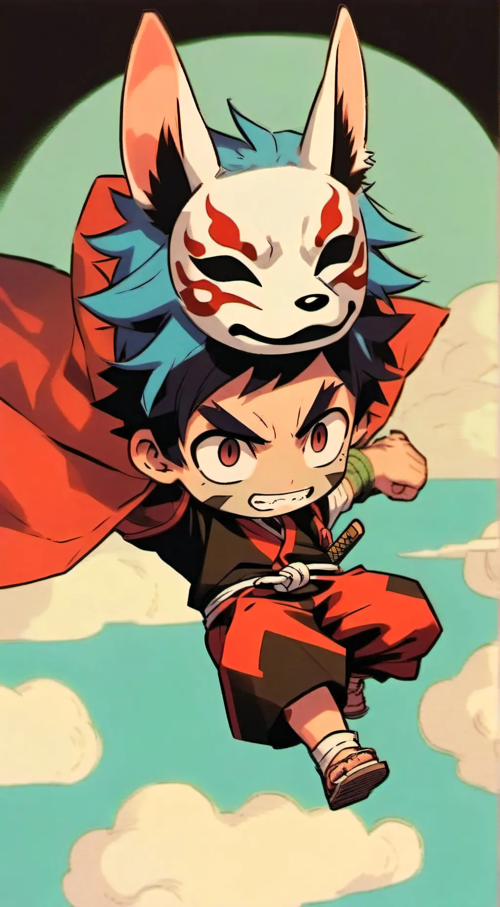 ai character: Urokodaki training background