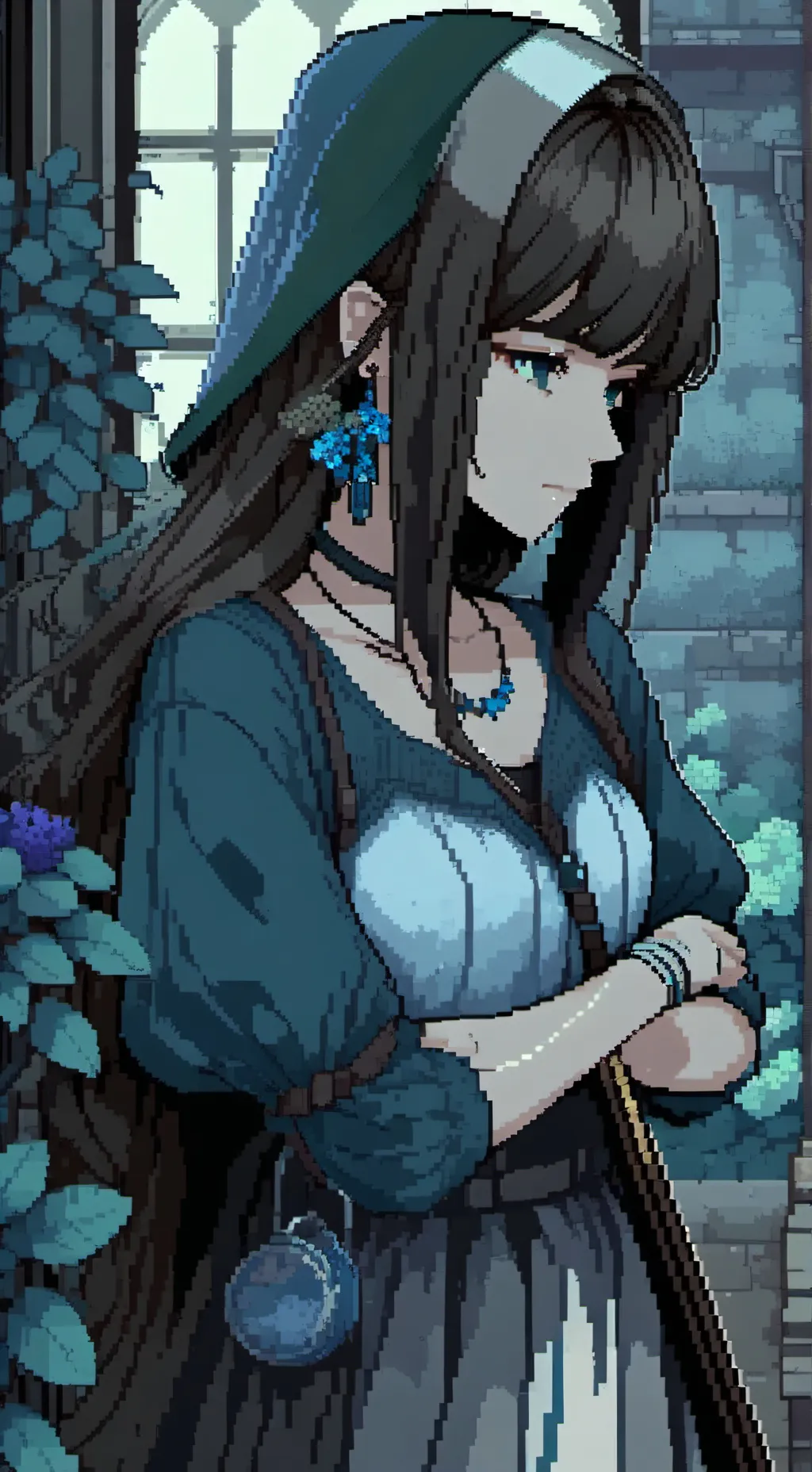 ai character: юля  background