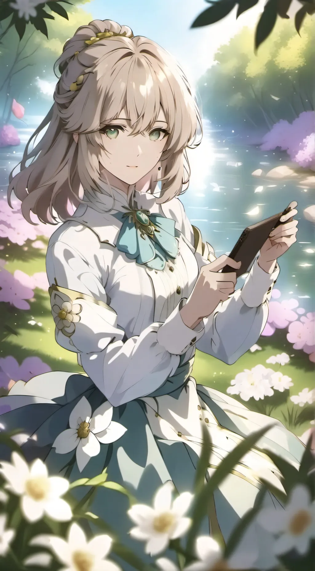 ai character: Elysia background