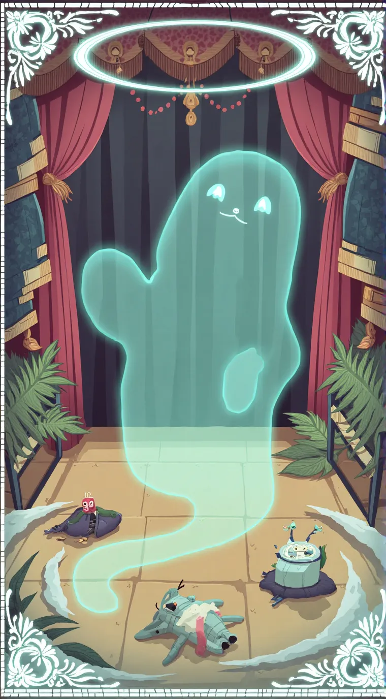 ai character: Ashy (Ghost) background