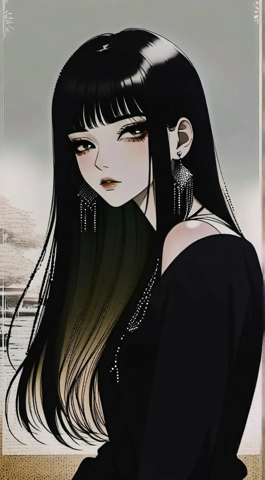 ai character: Hyun-joo Shizuoka background